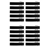 BE-TOOL Drawstring Pen Pouch, 20pcs Velvet Pen Pouch Square Black Not Easy Dirty Pouch for Pen,Pencil,Ballpoint